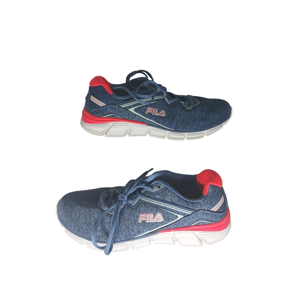 Fila Running Shoes Women Size 9 Blue Pink Athletic‎ Sneakers Comfort